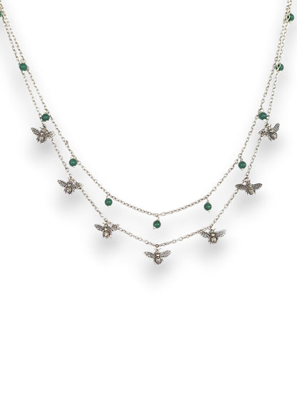 Dancing Bees Necklace