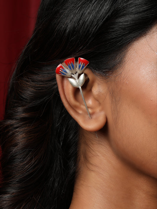 Egyptian Lotus Ear Pin