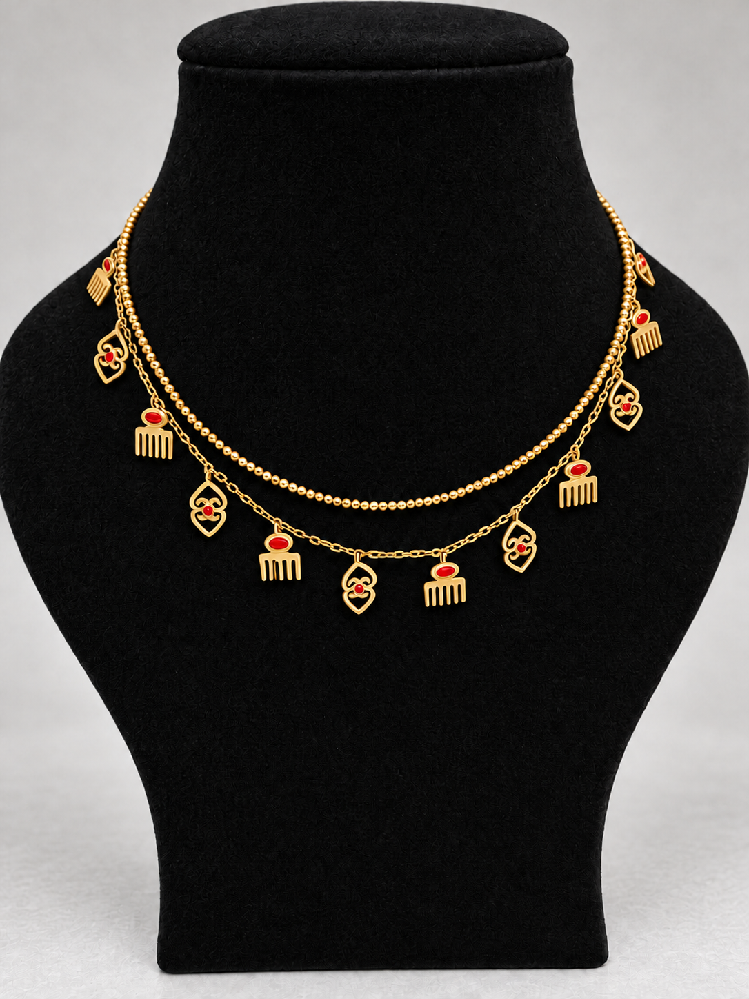 Duafe Asase Necklace Gold Plated