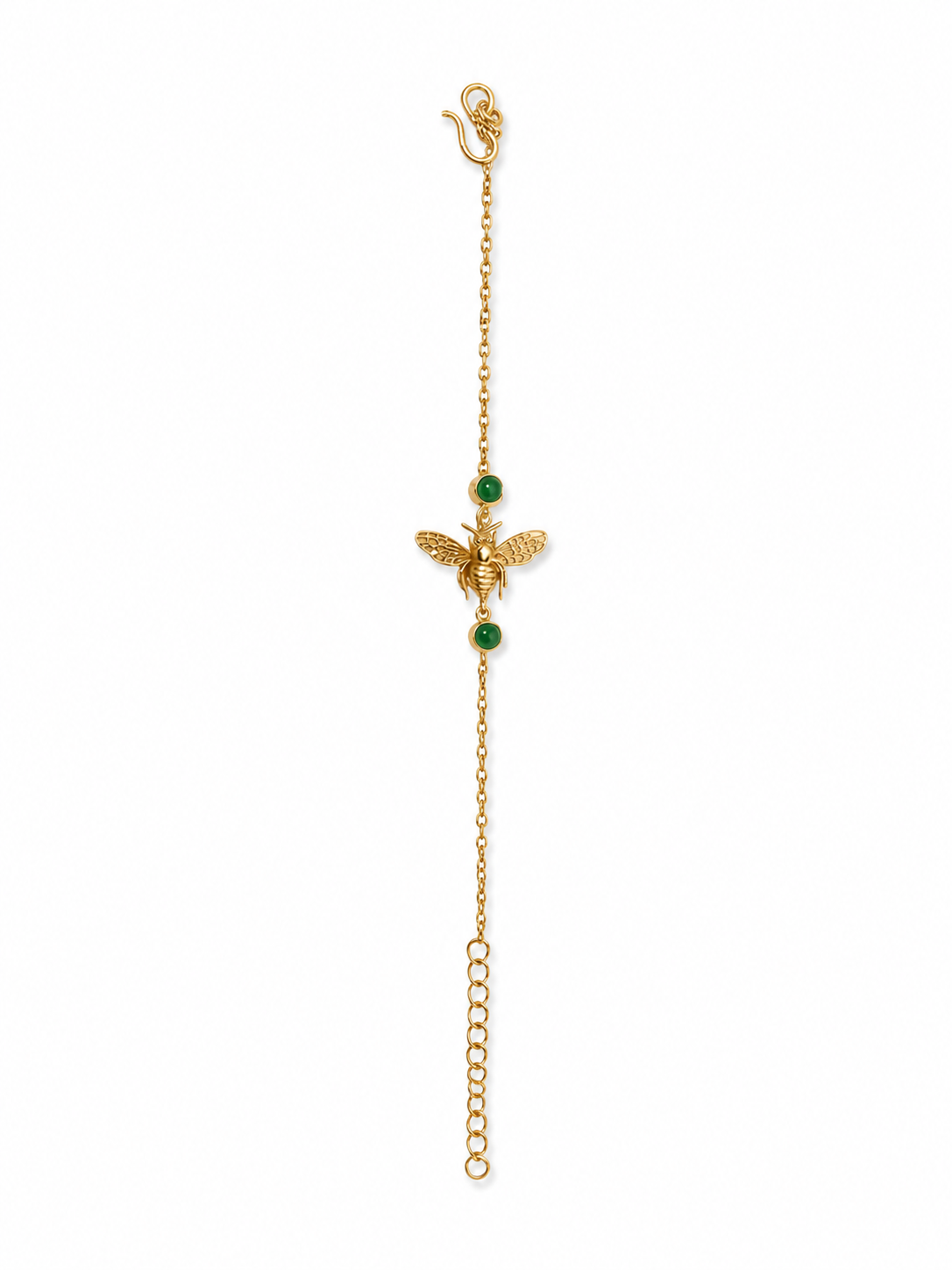 Aura Bee Chain Bracelet Gold Plated
