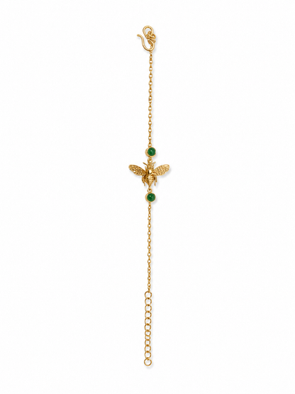 Aura Bee Chain Bracelet Gold Plated