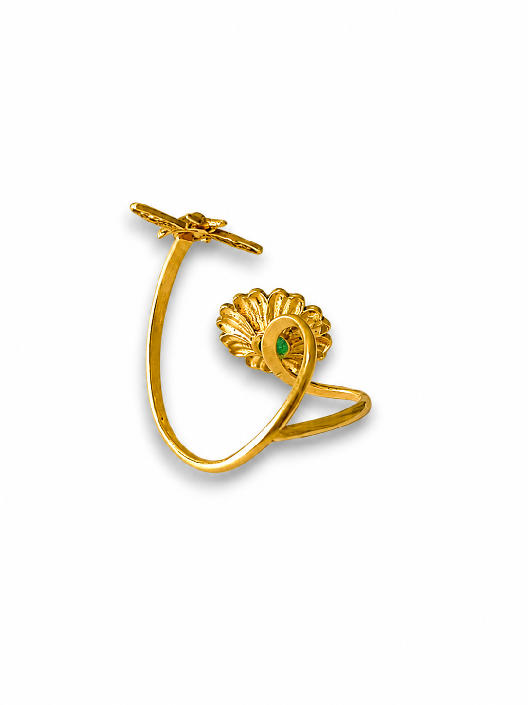 Buzzing Blossom Ring Gold Plated