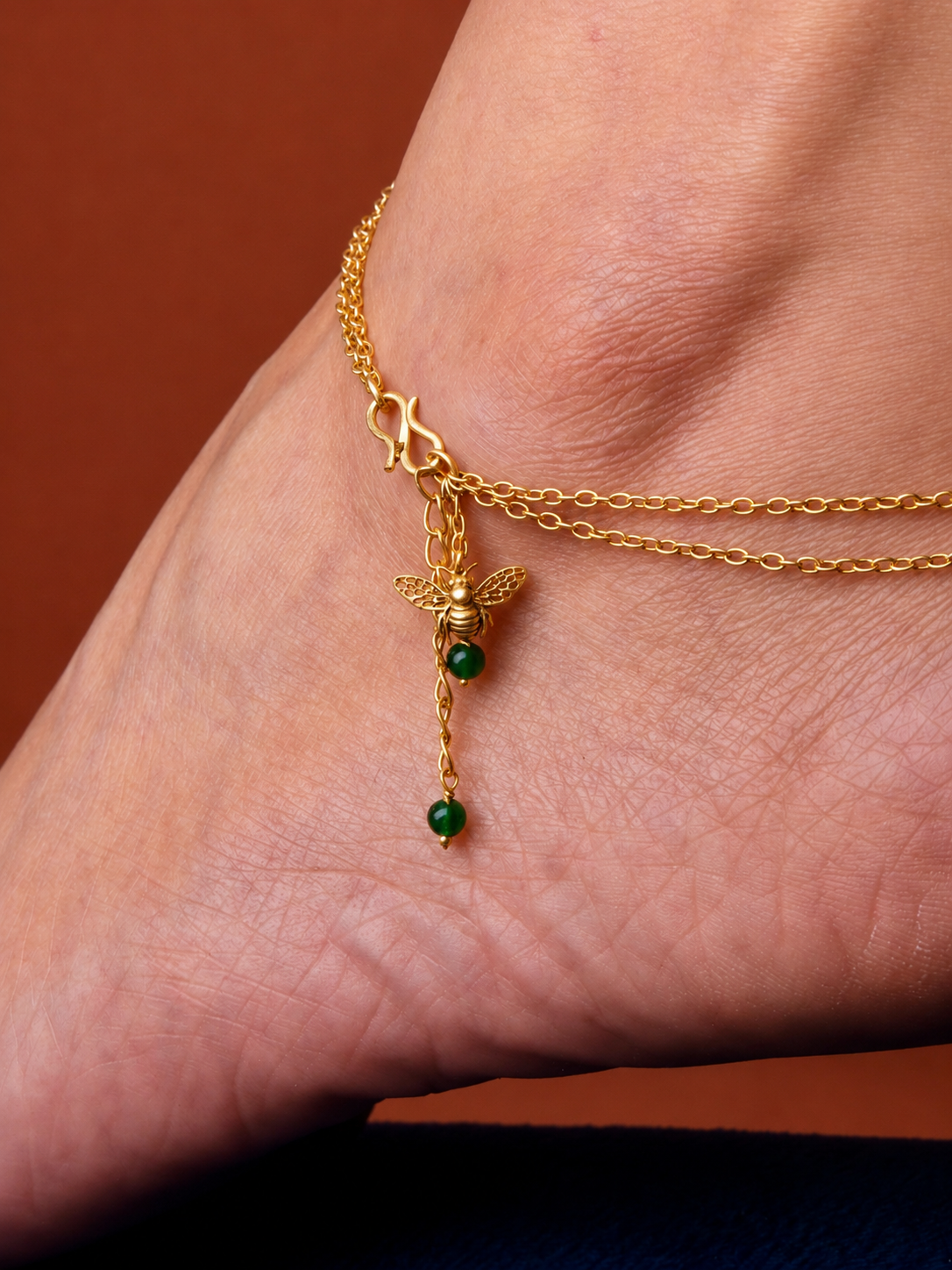 Honeydew Anklet Gold Plated