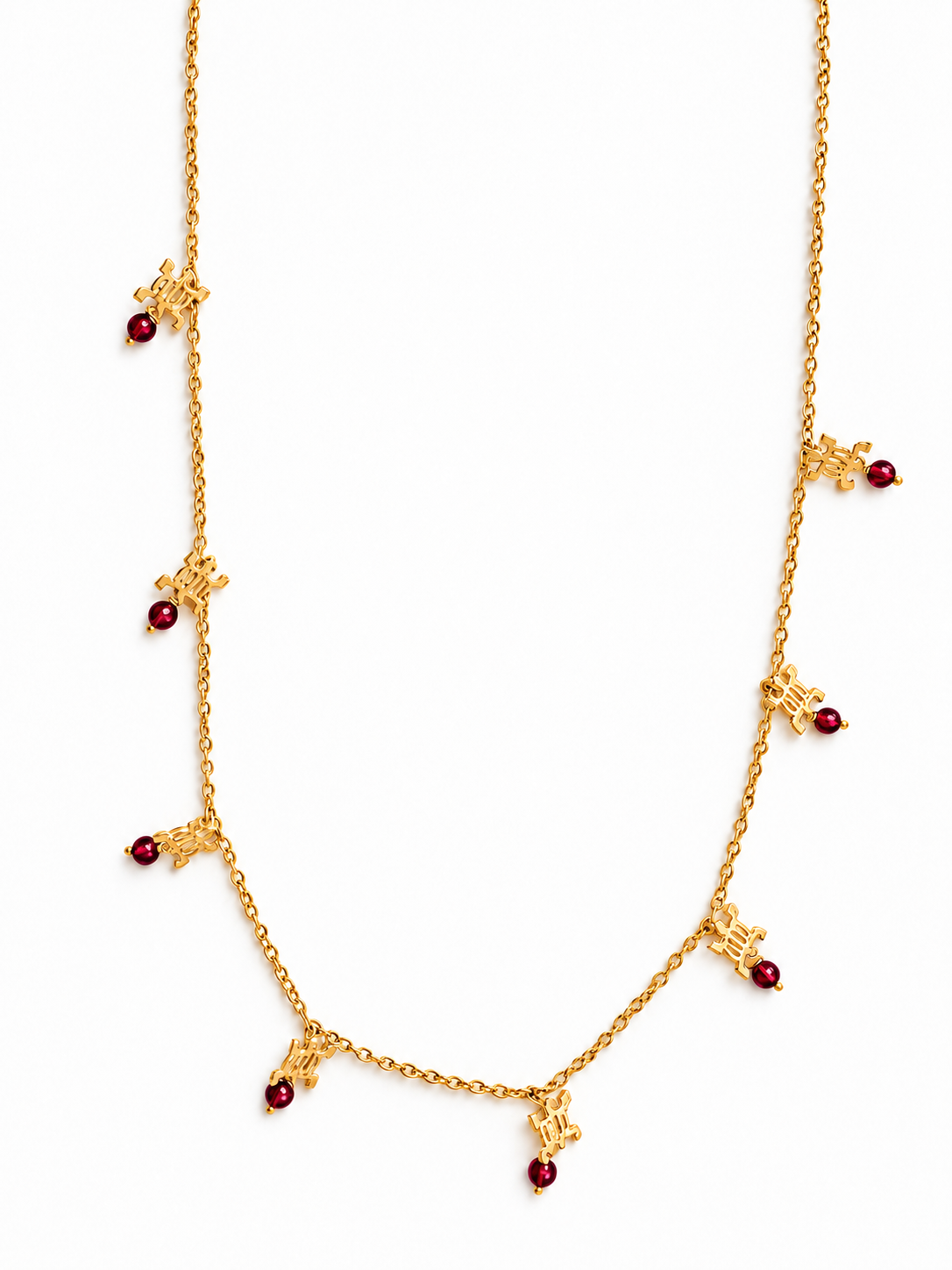 Denkyem Necklace Gold Plated