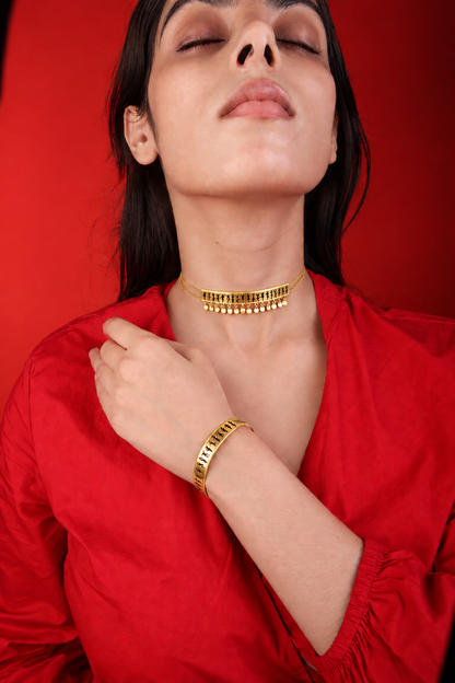 Rhythm of Africa Choker Gold Plated