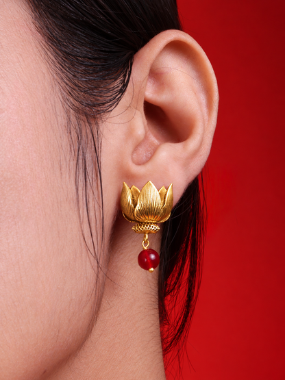 Baobab Earstuds Gold Plated