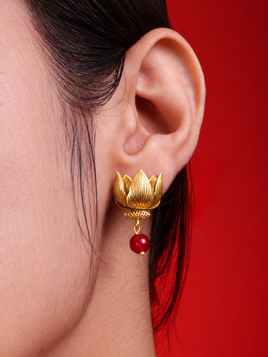 Baobab Earstuds Gold Plated