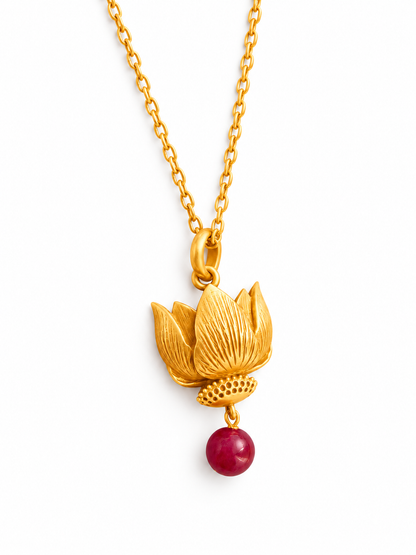 Baobab Necklace Gold Plated