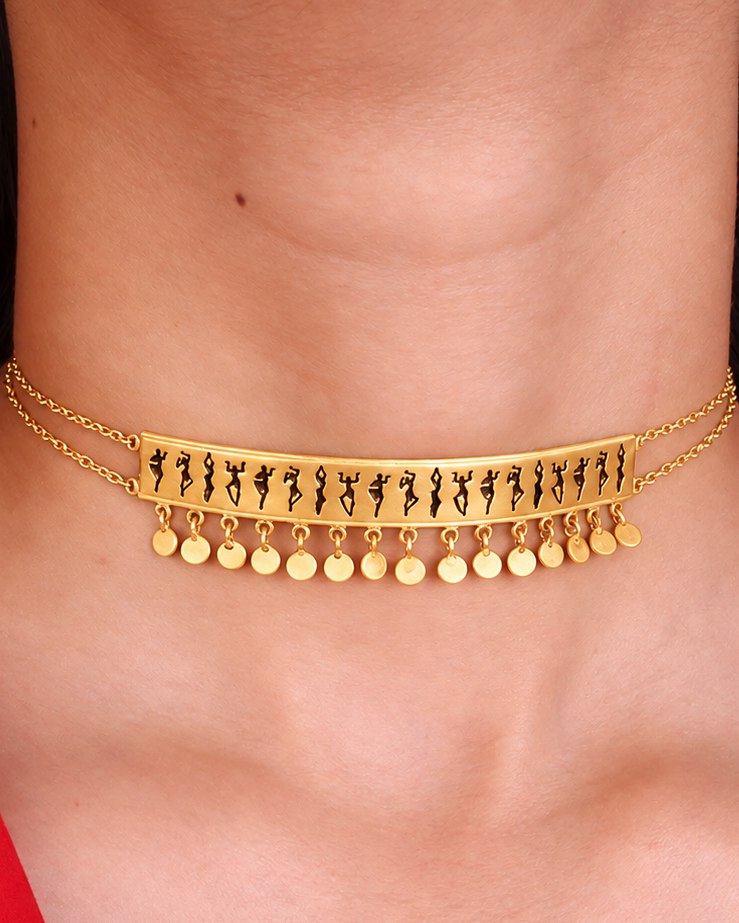 Rhythm of Africa Choker Gold Plated