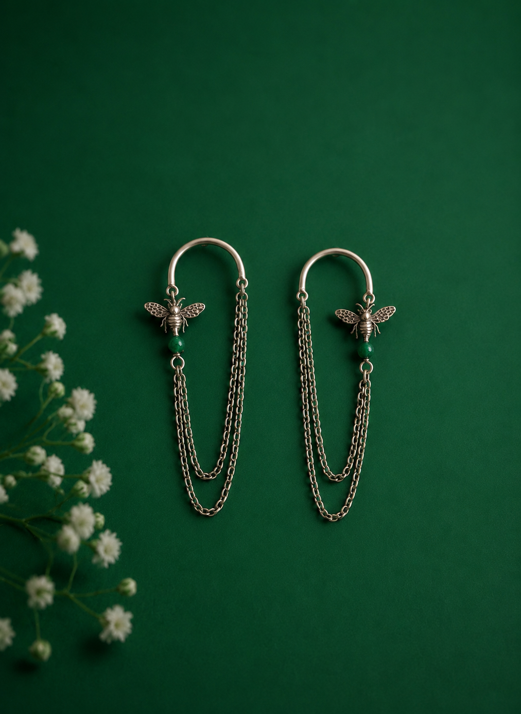 Bee Swing Earrings