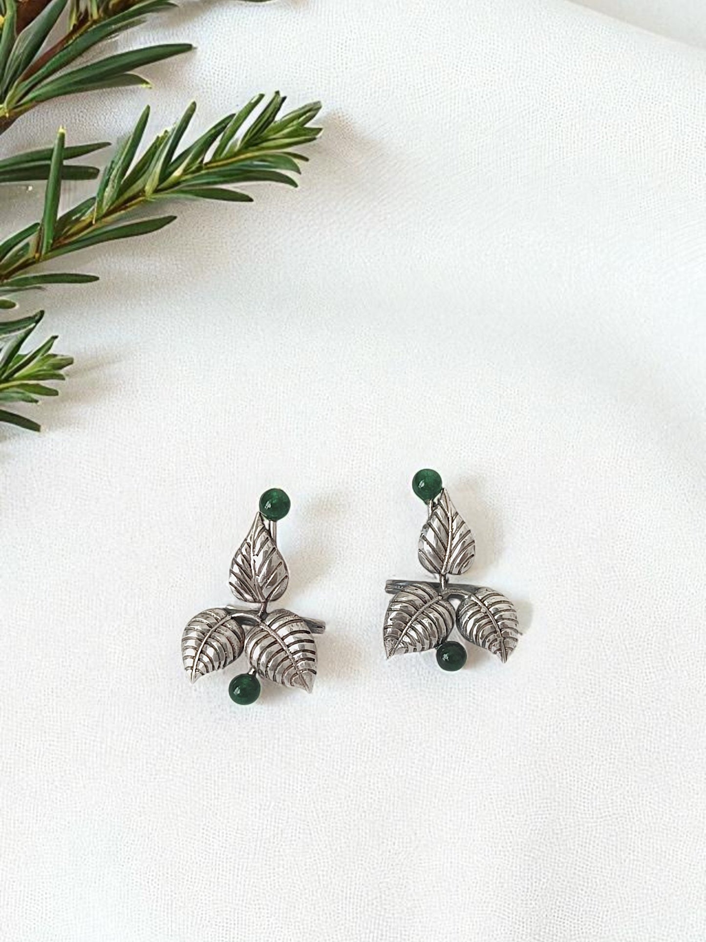 Verdant Trio Ear Clips