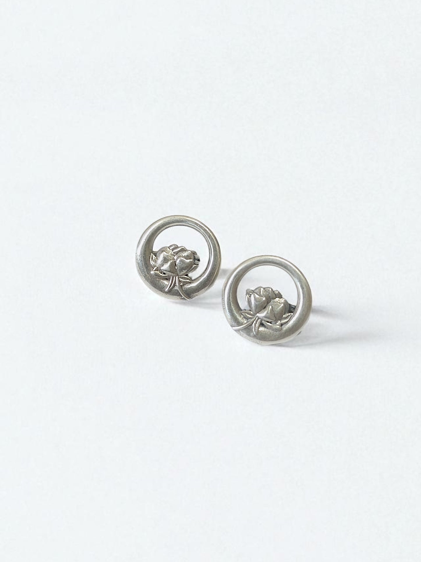 Floral Halo Ear Clips