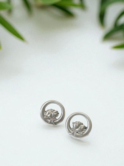 Floral Halo Ear Clips