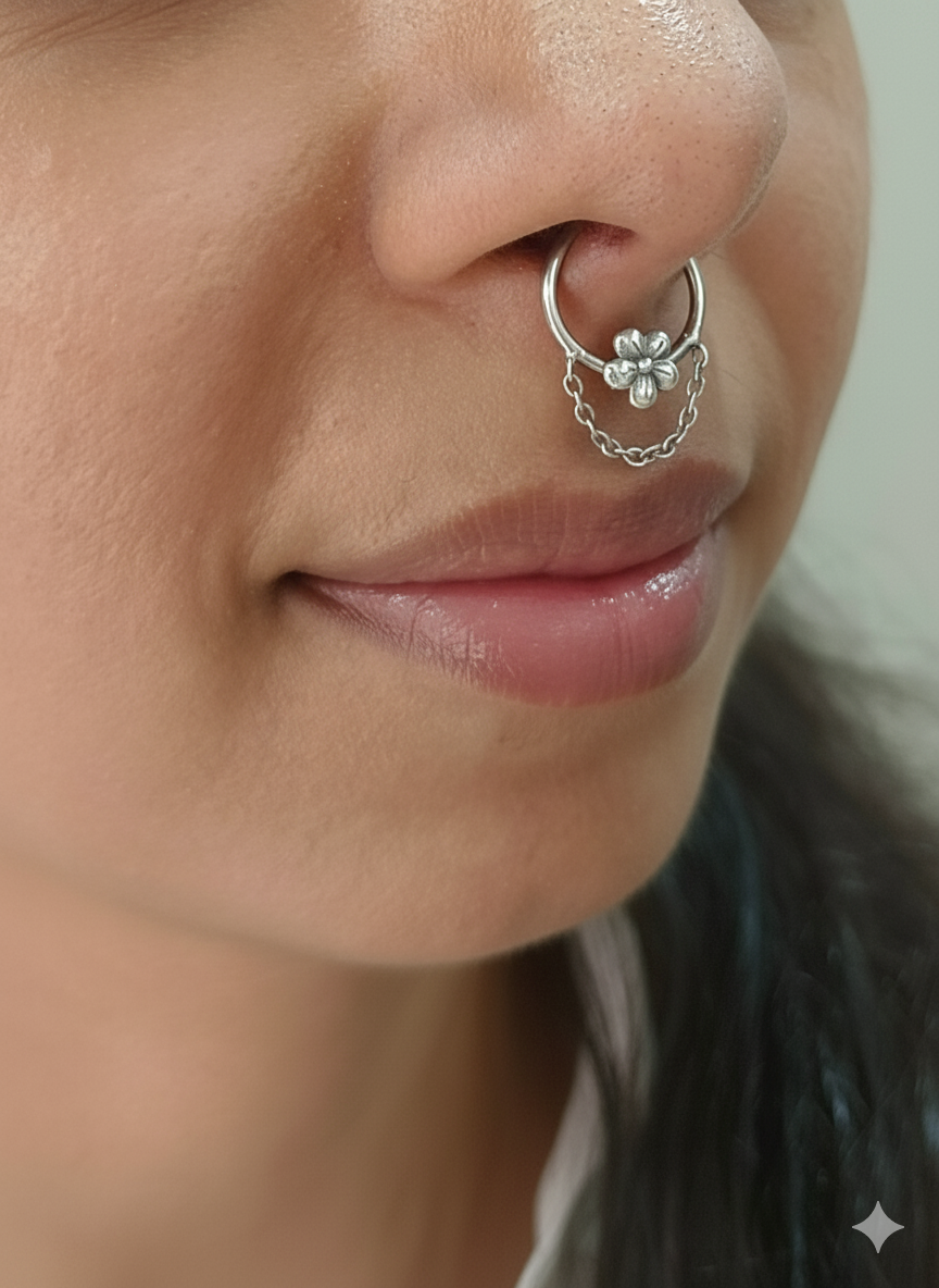 Daisy Chain Septum Ring