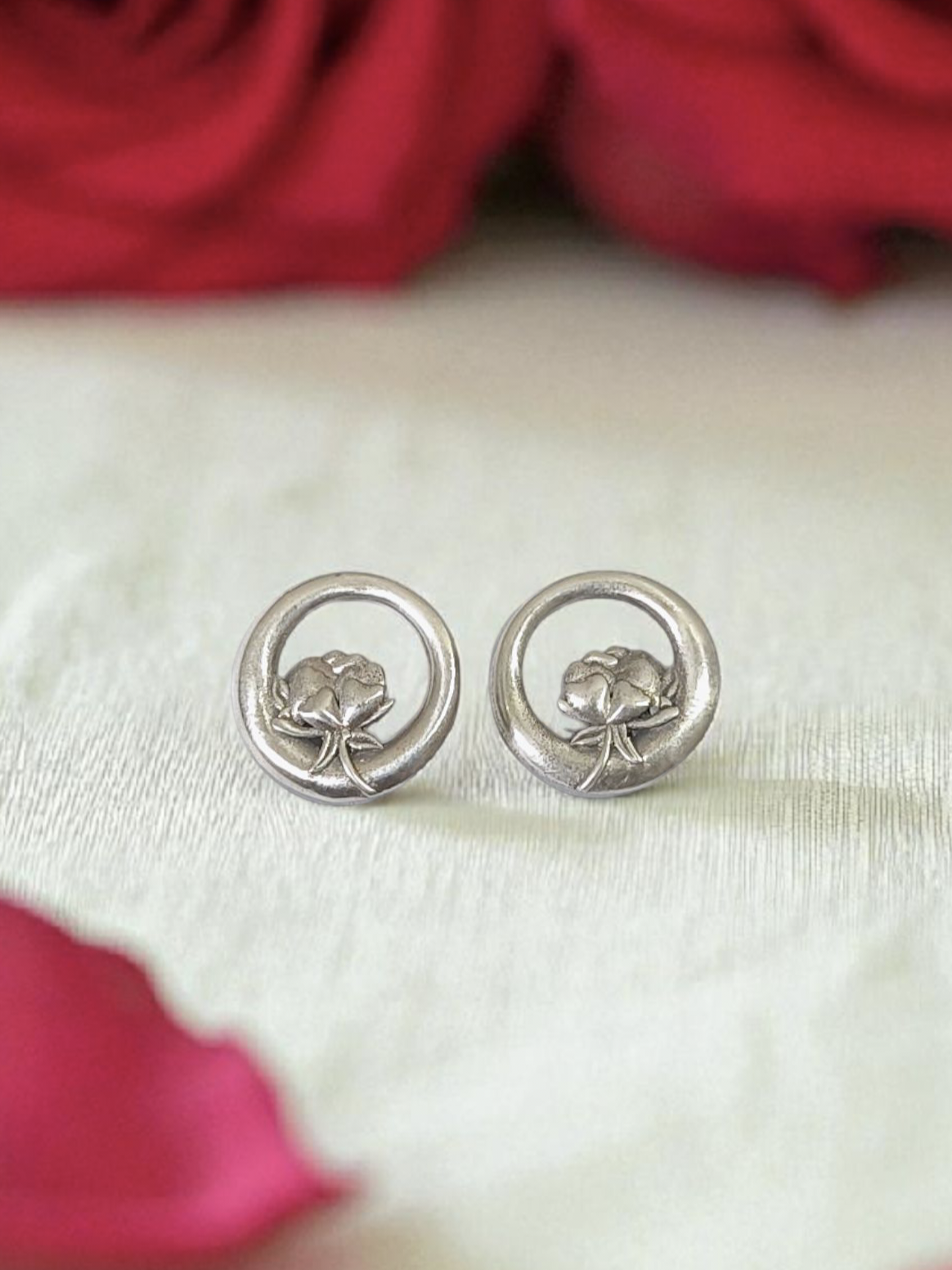 Floral Halo Ear Studs