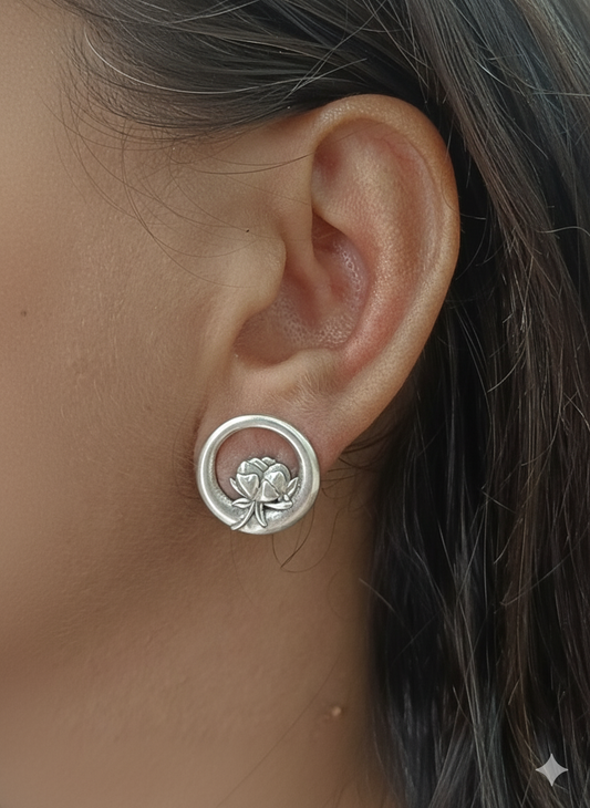 Floral Halo Ear Studs
