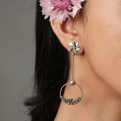 Frangipani Loop Earrings