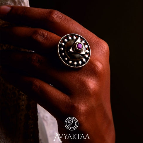 Yogini Vishuddha Cocktail Ring
